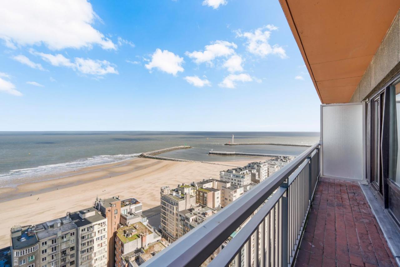 Skyline App 5P Met Prachtige Uitzichten & Terras Apartment Ostend Luaran gambar
