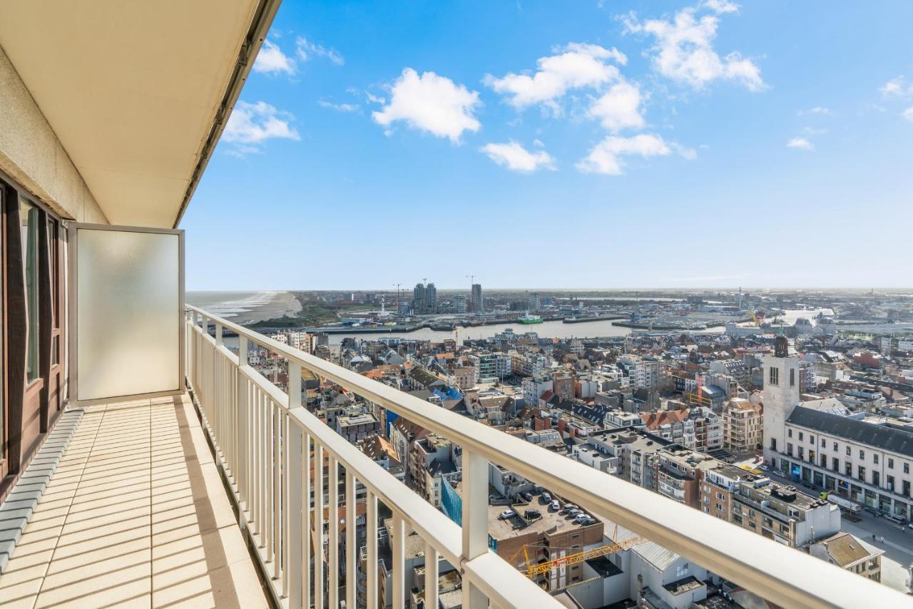 Skyline App 5P Met Prachtige Uitzichten & Terras Apartment Ostend Luaran gambar