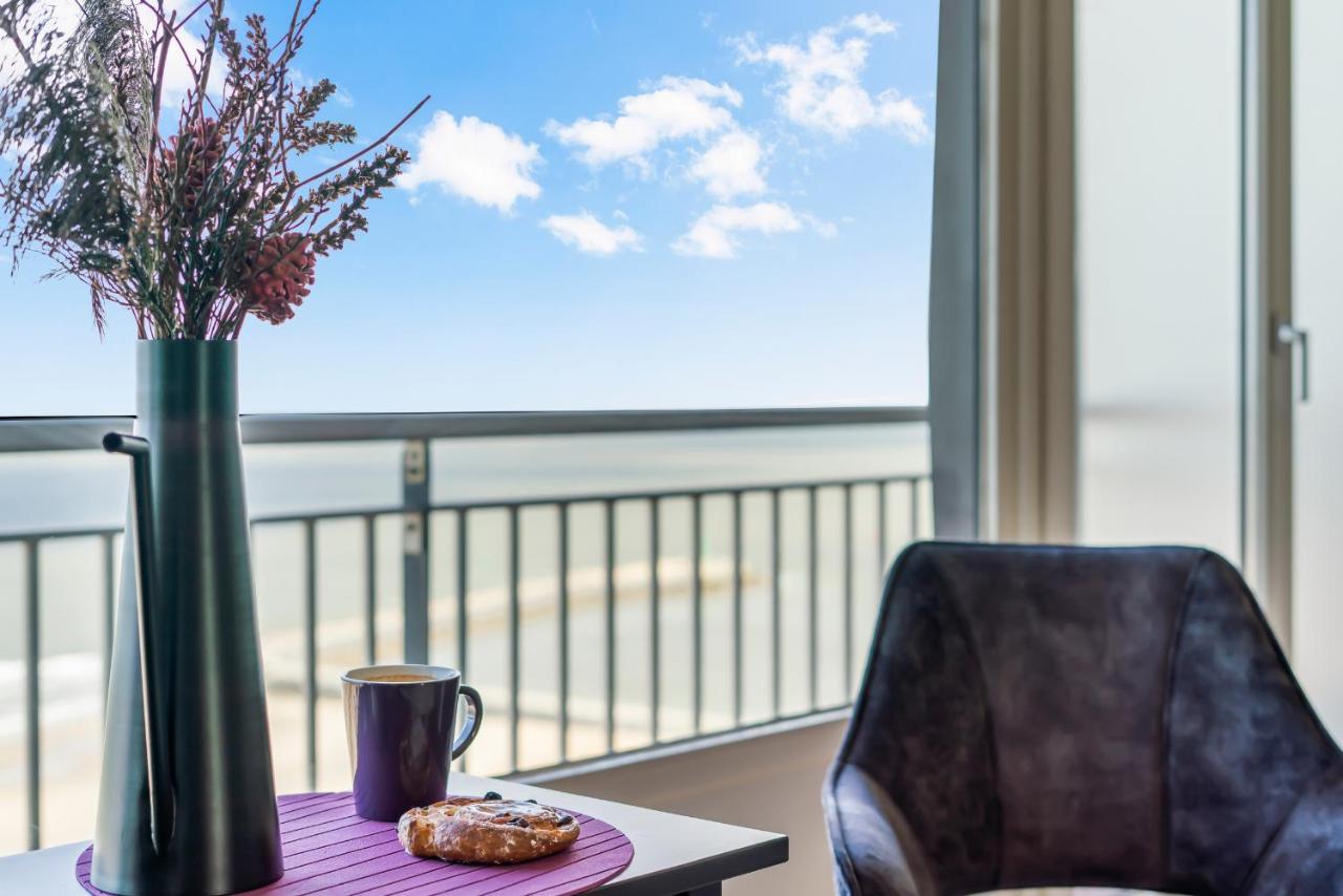 Skyline App 5P Met Prachtige Uitzichten & Terras Apartment Ostend Luaran gambar
