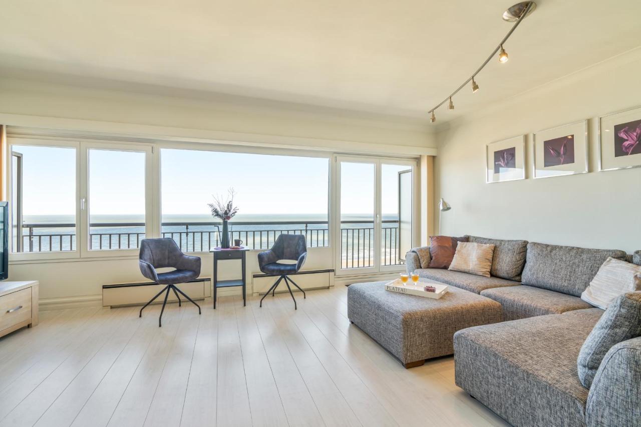 Skyline App 5P Met Prachtige Uitzichten & Terras Apartment Ostend Luaran gambar
