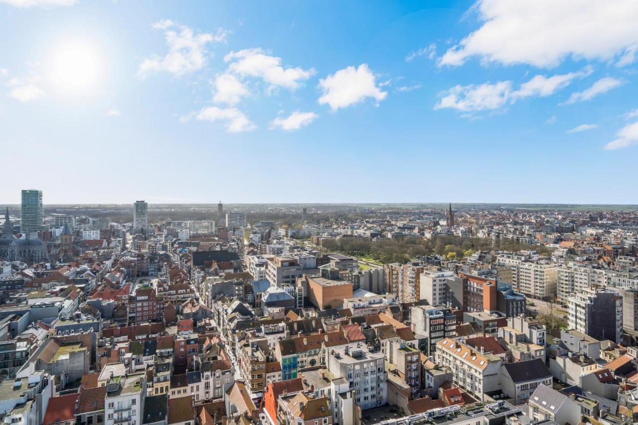 Skyline App 5P Met Prachtige Uitzichten & Terras Apartment Ostend Luaran gambar